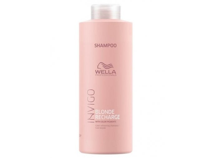 WELLA Invigo Cool Blonde Recharge Shampoo 1000ml - šampon pro studenou blond