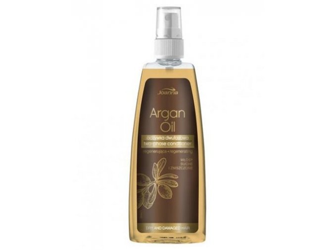 JOANNA Argan Oil Two-Phase Conditioner 150ml - 2f sprej pro suché, slabé a křehké vlasy