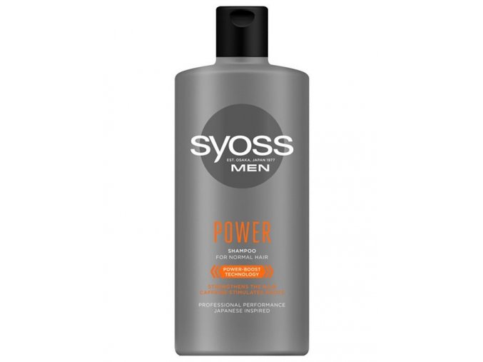 SYOSS MEN Power Shampoo 440ml - pánský šampon pro posílení a objem vlasů