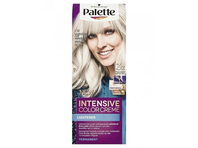 SCHWARZKOPF Palette C9 (9,5-1) Intensive Color Creme - barva na vlasy - Ledově stříbřitě plavá