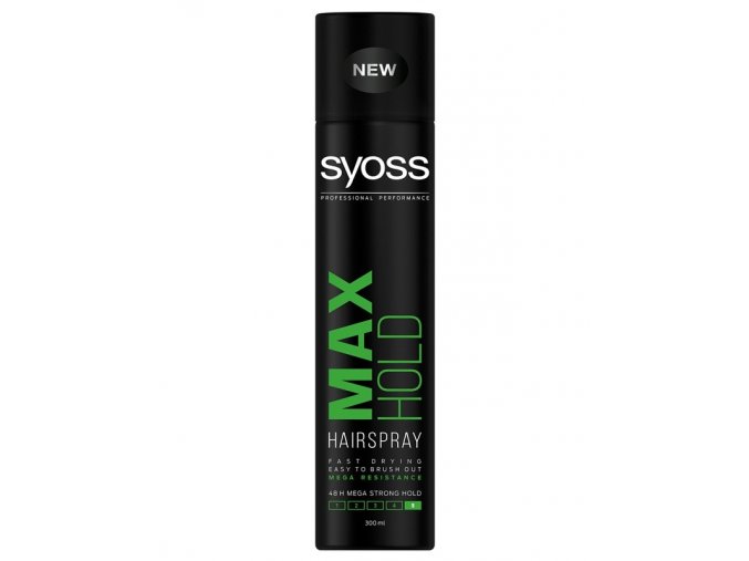 SYOSS Professional MAX HOLD Hairspray lak pro megasilnou fixaci vlasů 300ml
