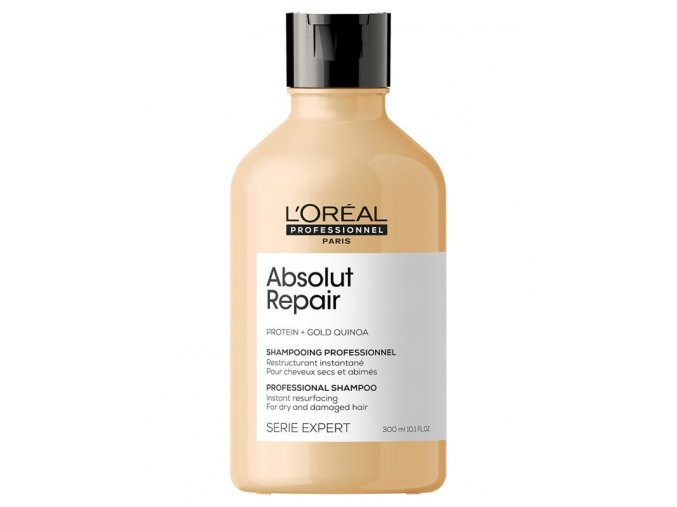 LOREAL Serie Expert Absolut Repair Gold Quinoa Shampoo 300ml - pro velmi poškozené vlasy