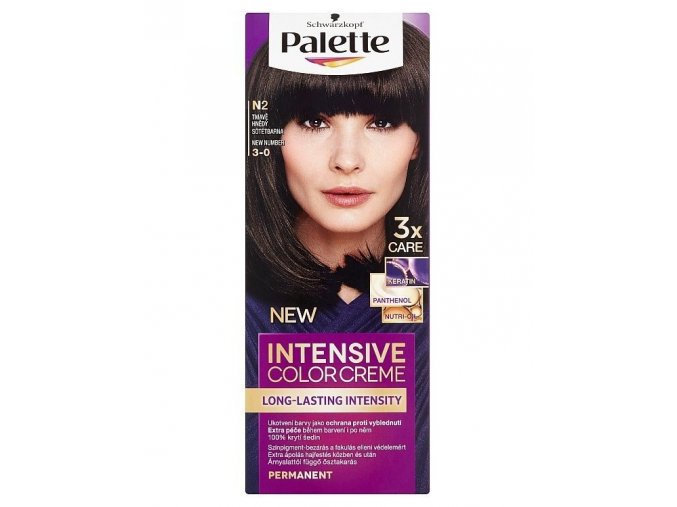 SCHWARZKOPF Palette N2 (3-0) Intensive Color Creme - barva na vlasy - Tmavě hnědá