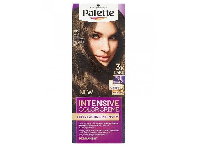 SCHWARZKOPF Palette N5 (6-0) Intensive Color Creme - barva na vlasy - Tmavě plavá