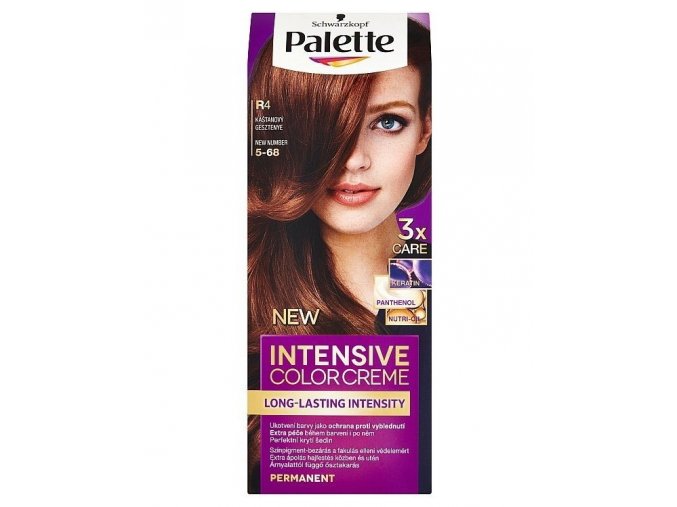 SCHWARZKOPF Palette R4 (5-68) Intensive Color Creme - barva na vlasy - Kaštanová