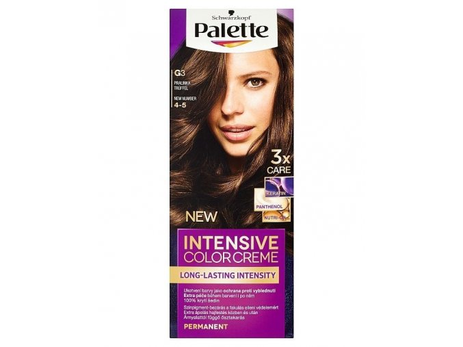 SCHWARZKOPF Palette G3 (4-5) Intensive Color Creme - barva na vlasy - Pralinka