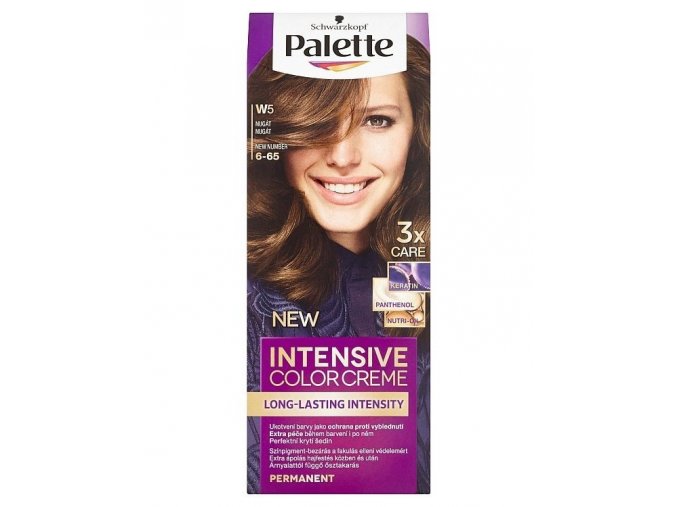 SCHWARZKOPF Palette W5 (6-65) Intensive Color Creme - barva na vlasy - Nugát