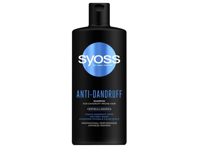 SYOSS Professional Anti-Dandruff Shampoo 440ml - odstraňuje lupy již od prvního použití