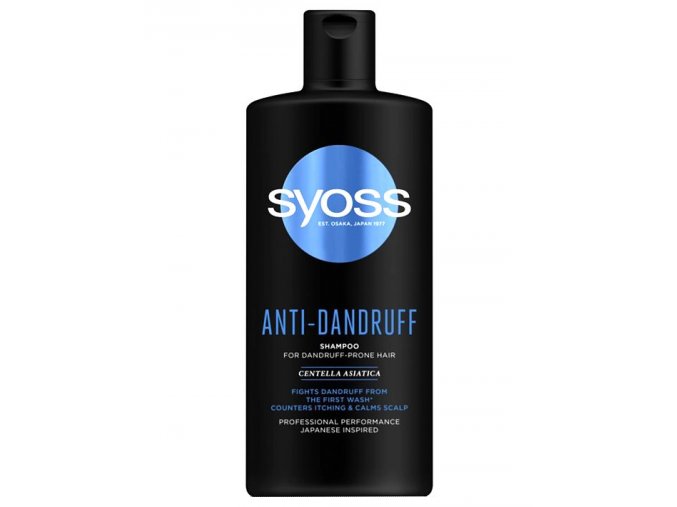 SYOSS Professional Anti-Dandruff Shampoo 440ml - odstraňuje lupy již od prvního použití