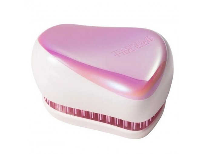 TANGLE TEEZER Compact Holographic Rose - limitovaná edice kompaktního kartáče