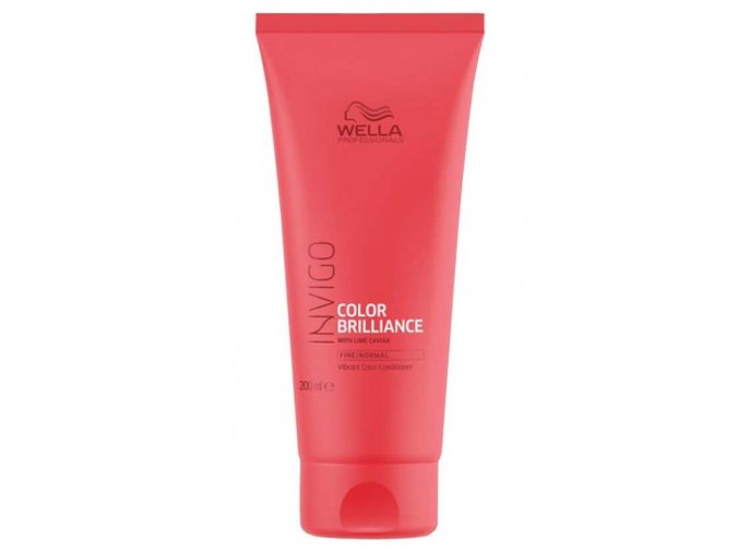 WELLA Invigo Brilliance Color Conditioner Fine Normal 200ml - balzám na barvené vlasy