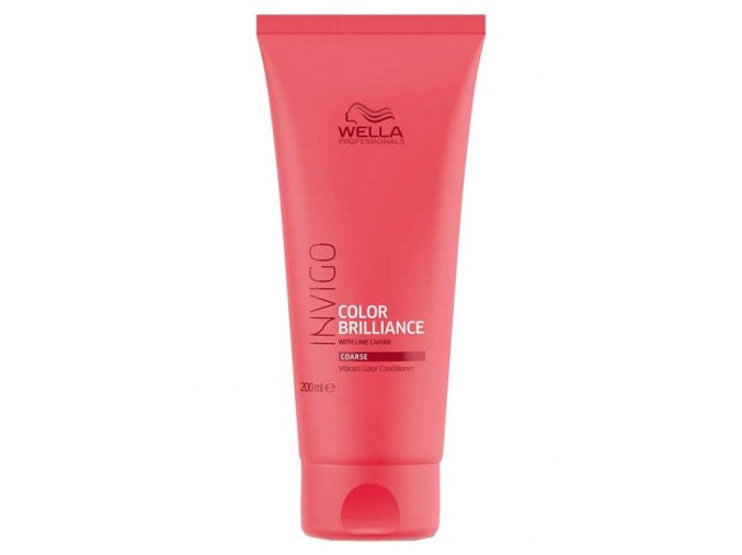 WELLA Invigo Brilliance Color Conditioner Coarse 200ml - balzám na silné barvené vlasy