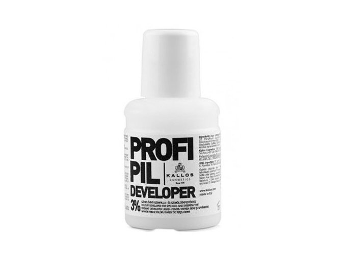 KALLOS Cosmetics Profi Pil Developer 3% 60ml - oxidant k barvám na obočí Kallos