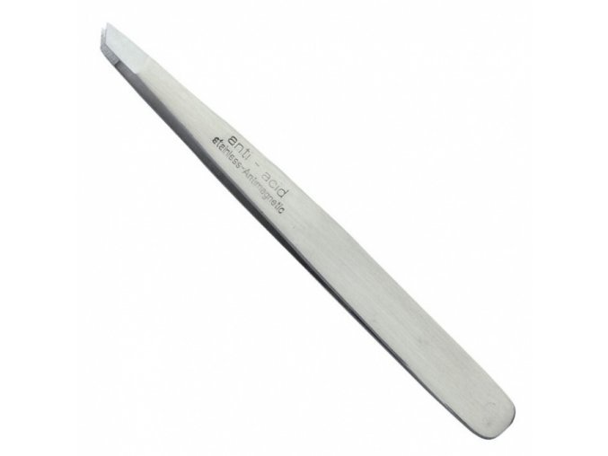 KIEPE Professional Tweezers 115-4 - kosmetická pinzeta, šikmá, nerez - délka 9,5 cm