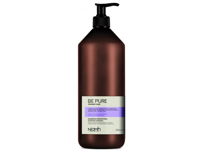 NIAMH Be Pure Protective Shampoo 1000ml - šampon po barvení a odbarvování