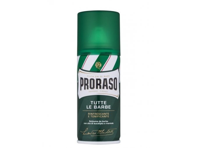 PRORASO Eucalyptus Osvěžující pěna na holení v cestovním balení - eukalyptus 100ml