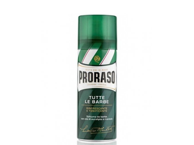 PRORASO Eucalyptus Osvěžující pěna na holení v cestovním balení - eukalyptus 50ml