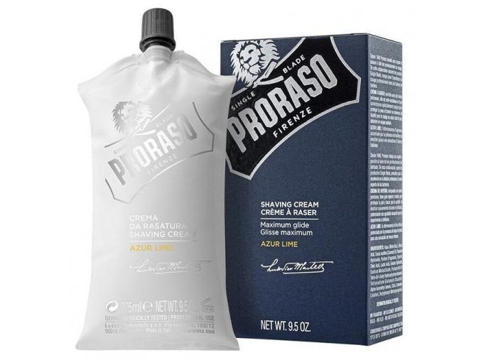 PRORASO Azur Lime Krém na holení s vůní limetky a citrusů 275ml