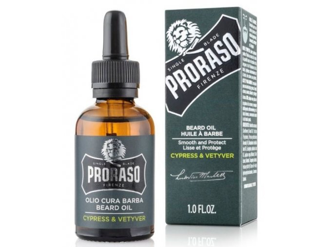 PRORASO Cypress Olej na plnovous s vůní cypřiše a asijské trávy vetyver 30ml