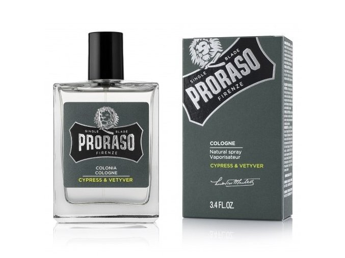 PRORASO Cypress Kolínská s vůní cypřiše a asijské trávy vetyver 100ml