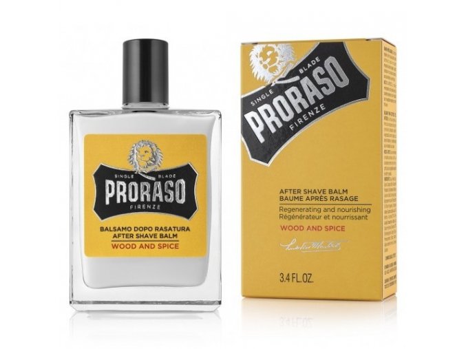 PRORASO Wood and Spice Balzám po holení s vůní cedrového dřeva a koření  100ml