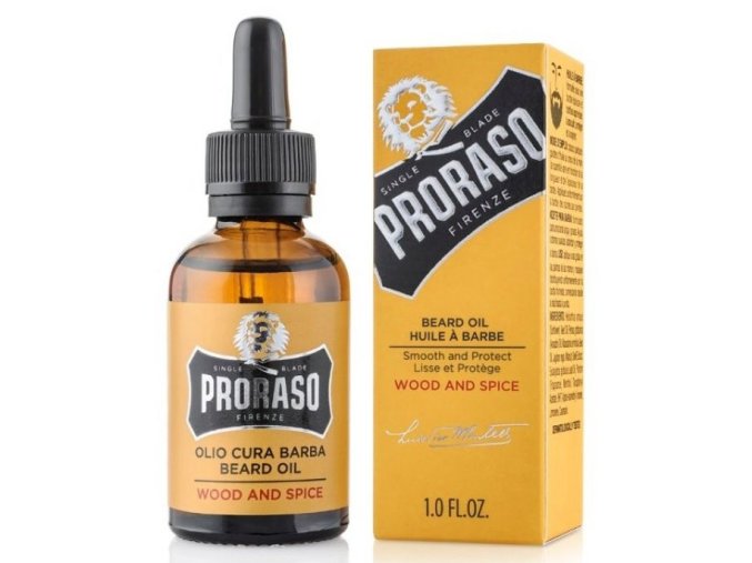 PRORASO Wood and Spice Olej na plnovous s vůní cedrového dřeva a koření 30ml