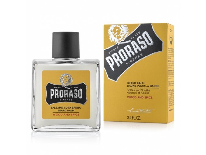 PRORASO Wood and Spice Balzám na vousy s vůní cedrového dřeva a koření 100ml