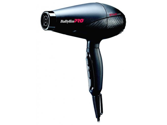 BABYLISS PRO 6250IE BLACK STAR IONIC 2200W - Profesionální fén s ionizátorem