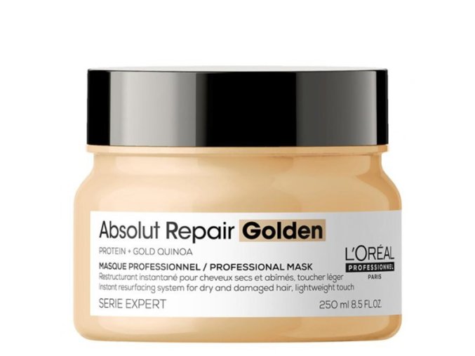 LOREAL Serie Expert Absolut Repair Golden Mask 250ml - zlatá maska na velmi poškozené vlasy