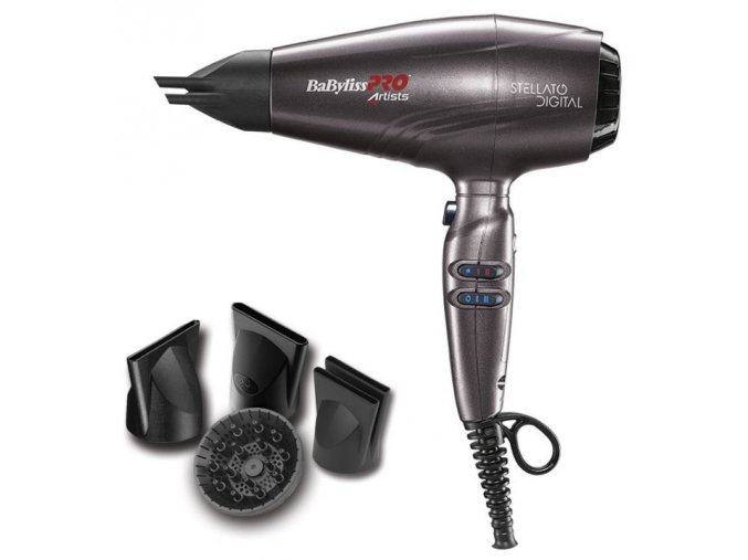 BABYLISS PRO 7500IE 4rtists STELLATO DIGITAL 2400W - profi ionic fén s digitálním motorem