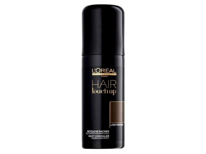 LOREAL Professionnel Hair Touch Up Light Brown 75ml - sprej pro krytí šedin - světle hnědý