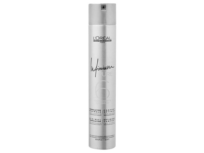 LOREAL Professionnel Infinium PURE Soft Hairspray 500ml - jemný hypoalergenní lak na vlasy