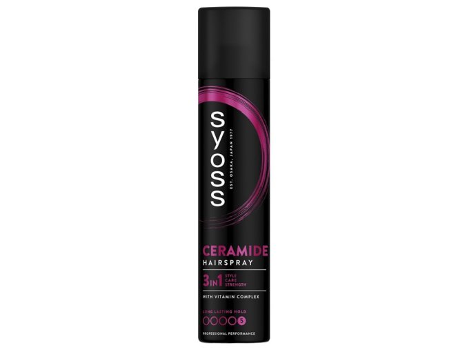 SYOSS Professional Ceramide Hairspray 300ml - lak na vlasy mega silná fixace