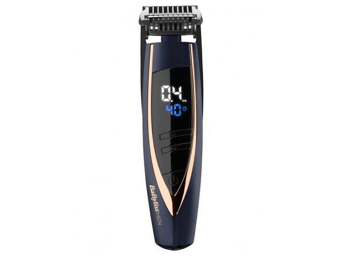 BABYLISS Men E879E Střihací strojek s LCD na vousy - zastřihávač vousů