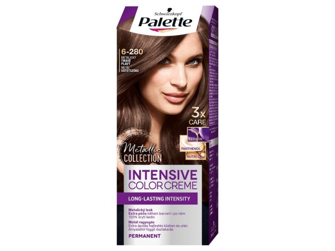SCHWARZKOPF Palette 6-280 Intensive Color Creme - Metalický tmavě plavý
