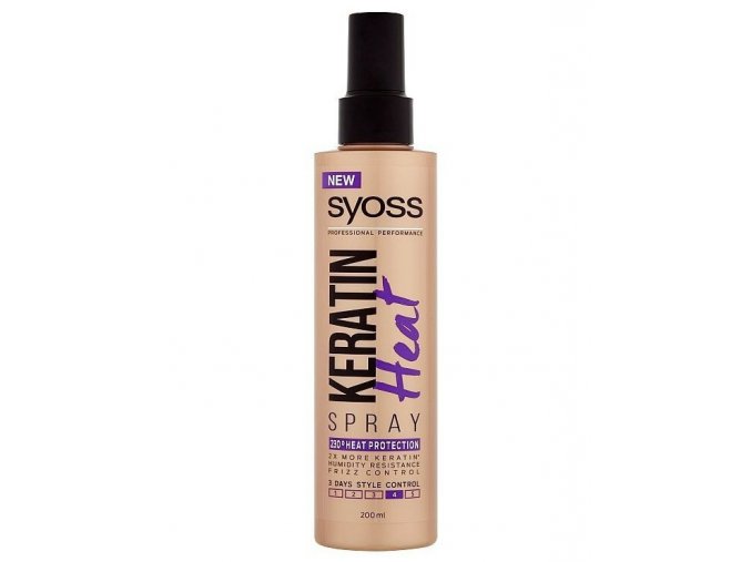 SYOSS Professional Keratin Heat Spray 200ml - ochranný sprej před teplem do 230°C