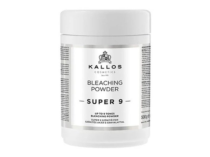 KALLOS KJMN SUPER 9 Bleaching Powder 500g - melír, zesvětlovač vlasů až o 9 odstínů