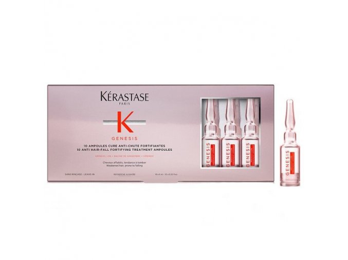 KÉRASTASE Genesis Ampoules Cure Anti-Chute Fortifiantes 10x6ml - péče proti padání vlasů