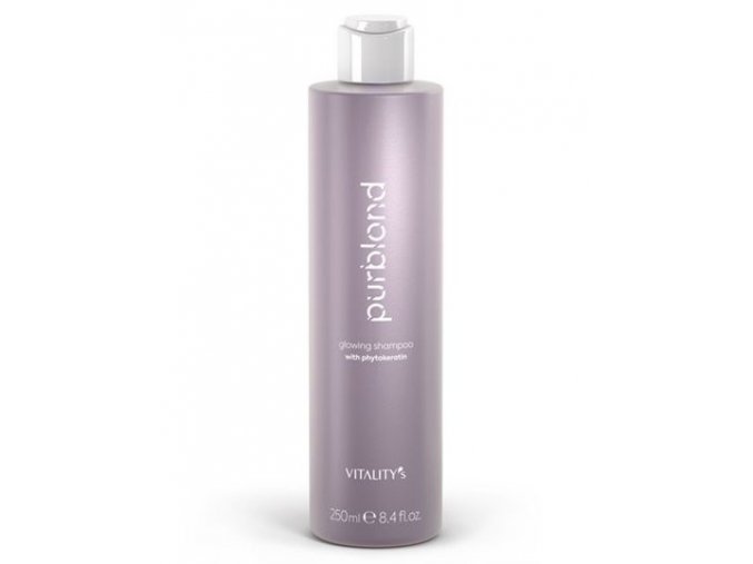 VITALITYS Purblond Glowing Shampoo 250ml - šampon s keratinem pro studenou blond