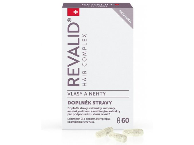 REVALID Hair Complex 60 kapslí - vitamíny pro podporu růstu vlasů