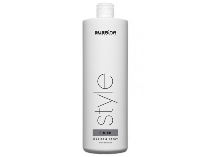 SUBRÍNA Style Finish Wet Hair Spray 1000ml - silně tužící sprej na vlasy