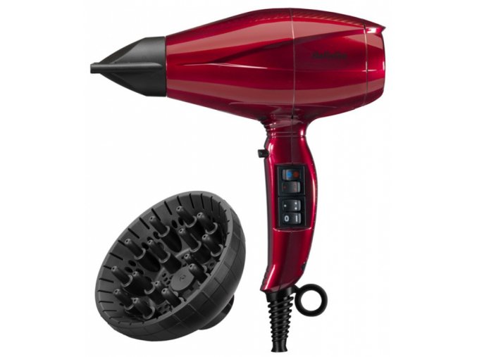 BABYLISS 6750DE Veloce 2200W Ionic - profi fén na vlasy s difuzérem a digitálním motorem