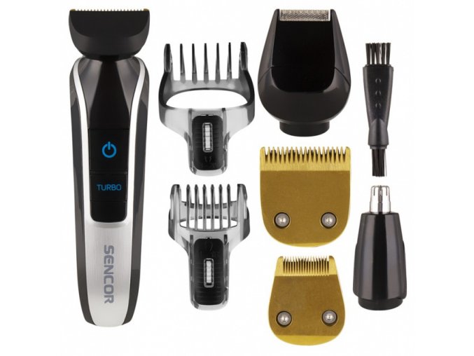 SENCOR SHP 7201SL Men´s Electric Clipper Set - pánský zastřihovač 7 nástavců