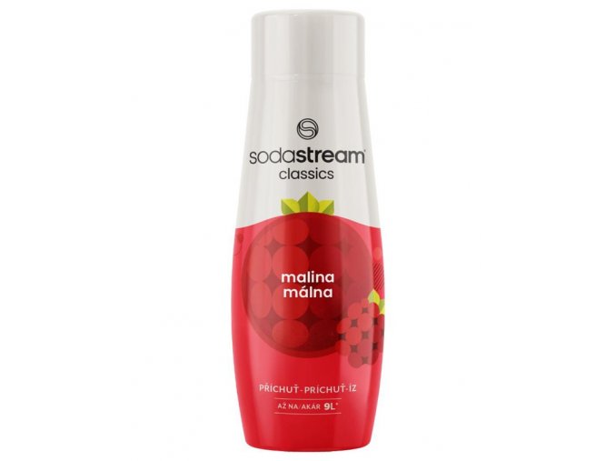 SODASTREAM Sirup Příchuť MALINA 500ml - pro 12l perlivé limonády