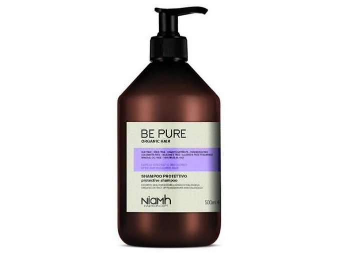 NIAMH Be Pure Protective Shampoo 500ml - šampon po barvení a odbarvování