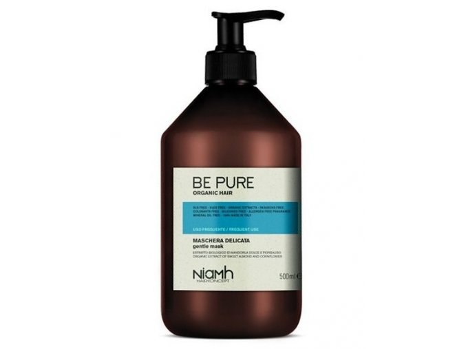 NIAMH Be Pure Gentle Mask 500ml - maska pro všechny typy vlasů a každodenní mytí