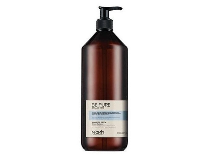 NIAMH Be Pure Detox Shampoo 1000ml - detoxikační šampon na mastné a zplihlé vlasy