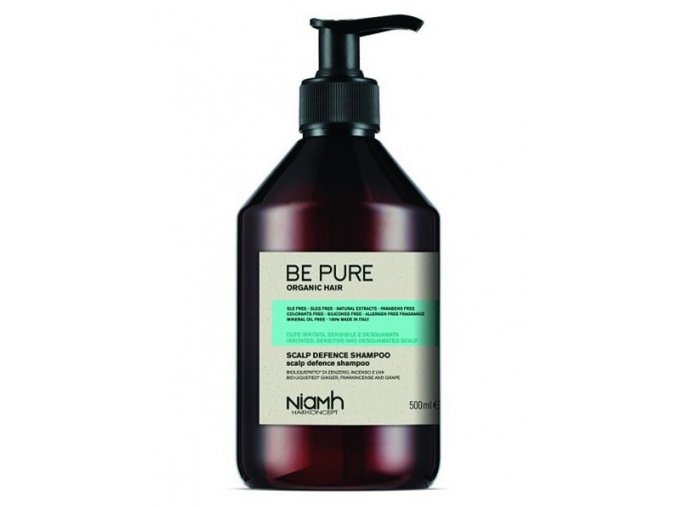 NIAMH Be Pure Scalp Defence Shampoo 500ml - šampon na citlivou pokožku hlavy