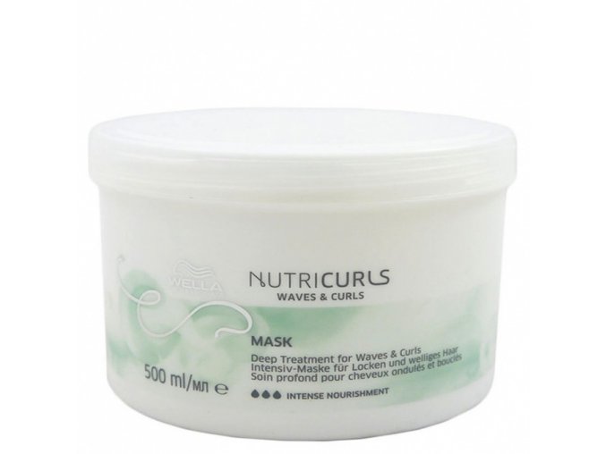 WELLA Nutricurls Waves And Curls Mask Intense 500ml - maska pro vlnité a kudrnaté vlasy