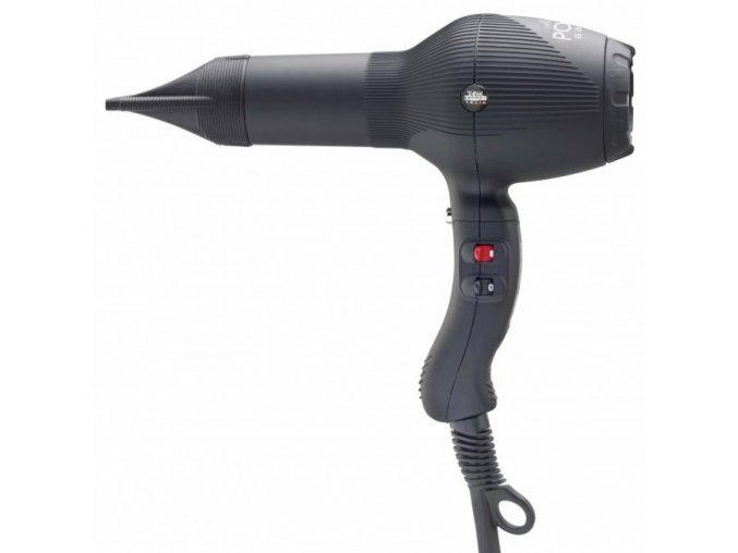 GAMMA PIÚ BARBER PHON Matte Black 2000W - tradiční fén italských holičů - matný černý